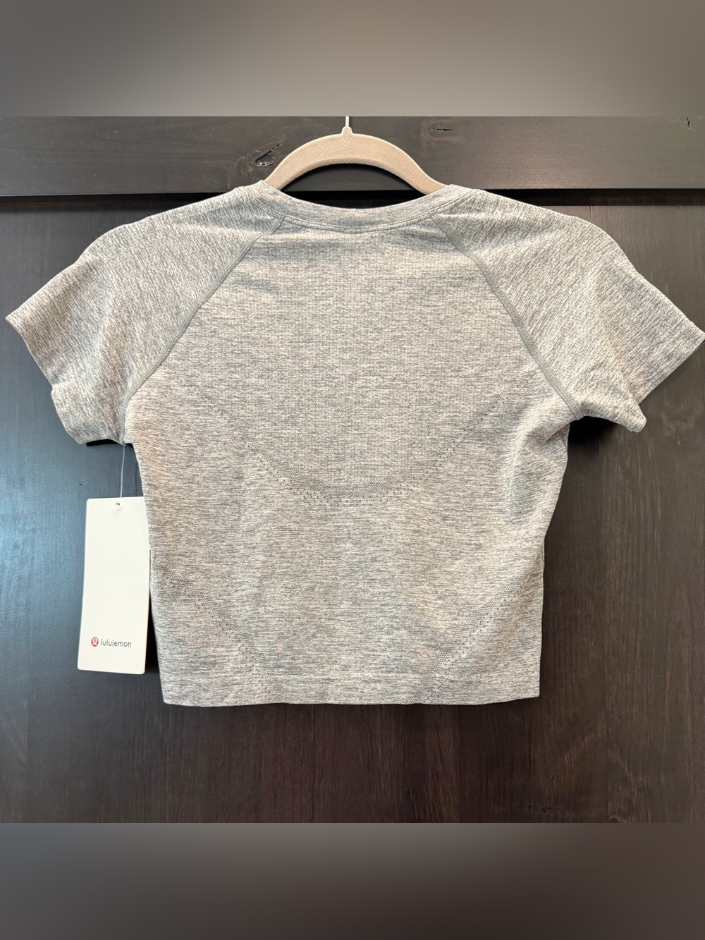 NWT Lululemon Swiftly Tech Cropped SS 2.0 Start Where You Are Sz 6 - Picture 3 of 4